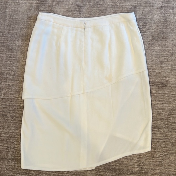 J BRAND WHITE LAYERED SKIRT - Picture 3 of 3